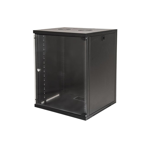 LINK Armadio - Rack cabinet - montaggio a parete - nero, RAL 9005 - 6U - 19"